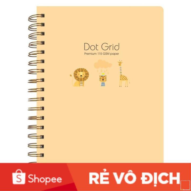 Sổ KLONG lò xo kép B5- ruột chấm Dot Grid 200tr 115/76; MS: 960