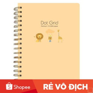 Sổ KLONG lò xo kép B5- ruột chấm Dot Grid 200tr 115/76; MS: 960