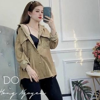 áo sơ mi nữ dài tay nhung tăm điệu đà