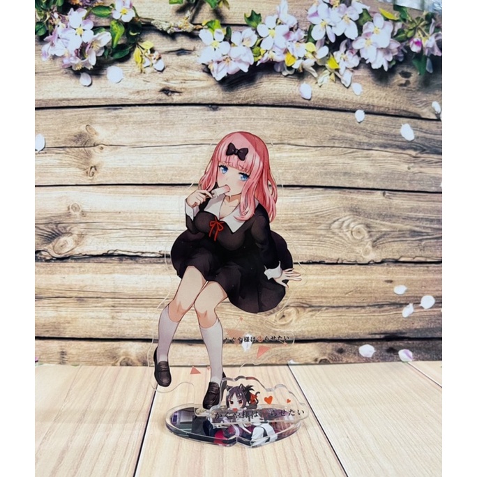 tượng để bàn Kaguya Sama:love ls war size lớn mica trong/standee anime Kaguya Sama:love ls war