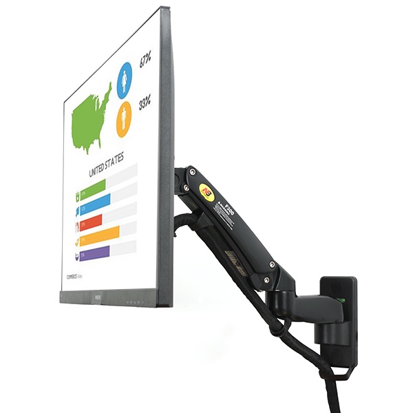 Giá treo tivi góc xoay đa hướng nhập khẩu NB F300 (29-35 inch),nâng hạ thay đổi chiều cao, xoay màn hình 360 độ