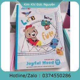 Vở 4 ô ly Thiên Long TP-NB002 Joyful Mood chống lóa KIM KHÍ ĐỨC NGUYEN