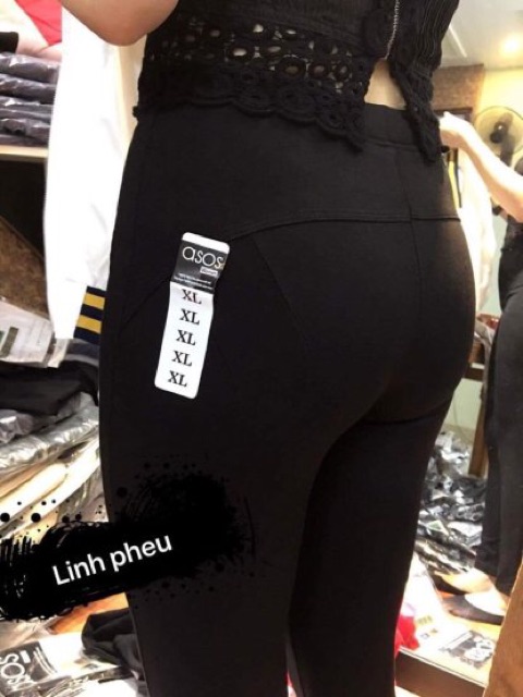 Quần legging nâng mông cạp cao tôn dáng
