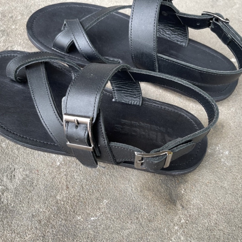 Dép Nam Nữ Da Bò Thật Dép Quai Hậu Unisex Đẹp Nhất Trẻ Trung Năng Động Phù Hợp Đi Chơi Đi Học Atshoes LDAT021