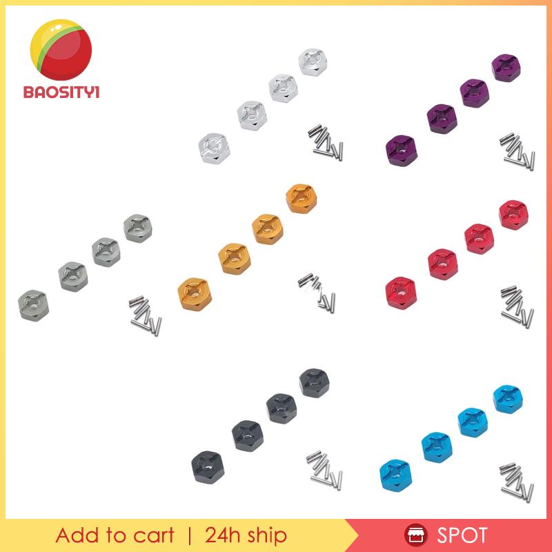 Set 4 Ốc Lục Giác Chuyên Dụng Cho Xe Hơi Điều Khiển Từ Xa Wltoys 1/14 14400 124019