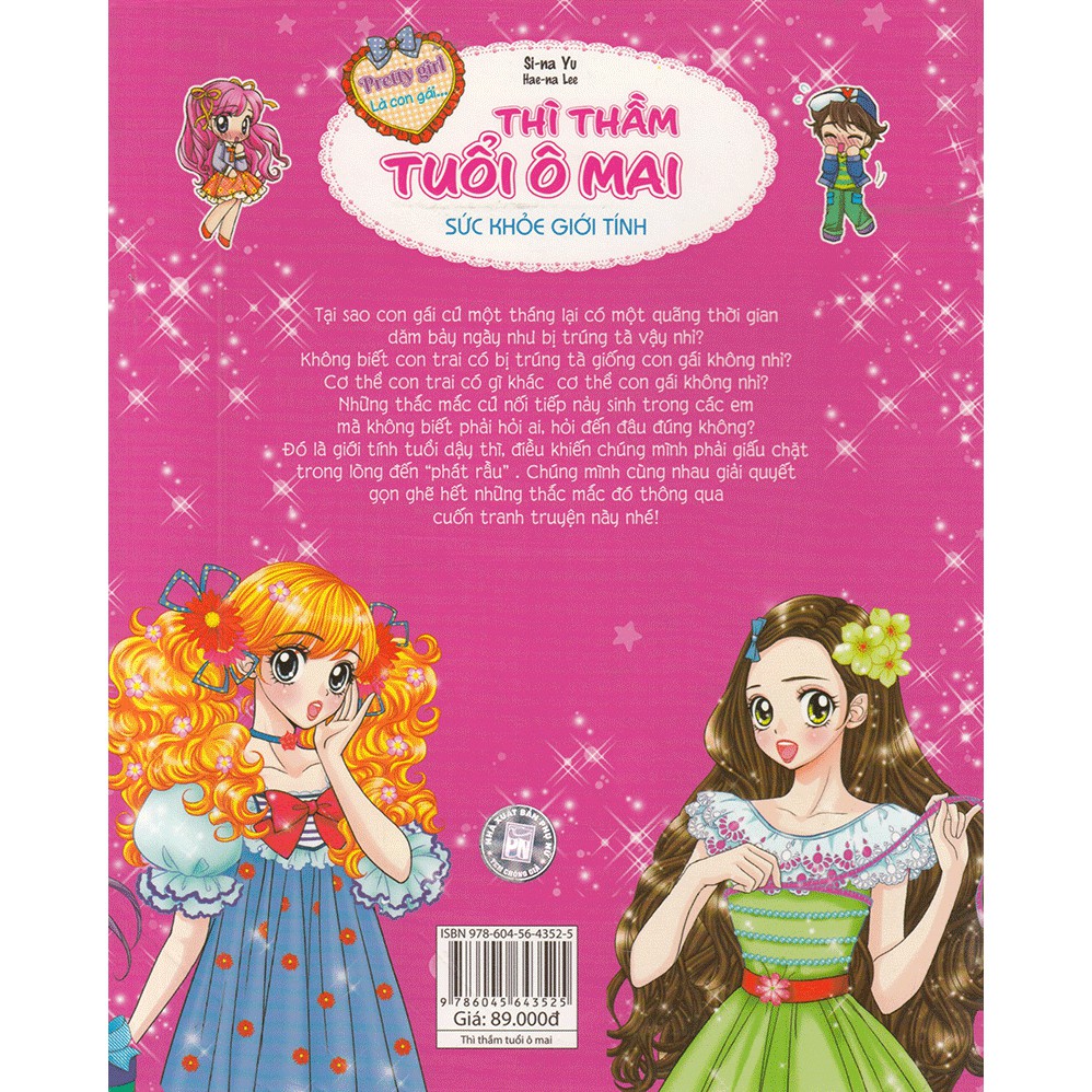 Sách - Pretty Girl là con gái - Thì Thầm Tuổi Ô Mai: Sức Khỏe Giới Tính