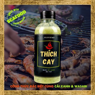 Nước chấm xanh Thích Cay,  hải sản mù tạt, ớt xanh, tương chấm cay nòng, ăn lẩu | BigBuy360 - bigbuy360.vn