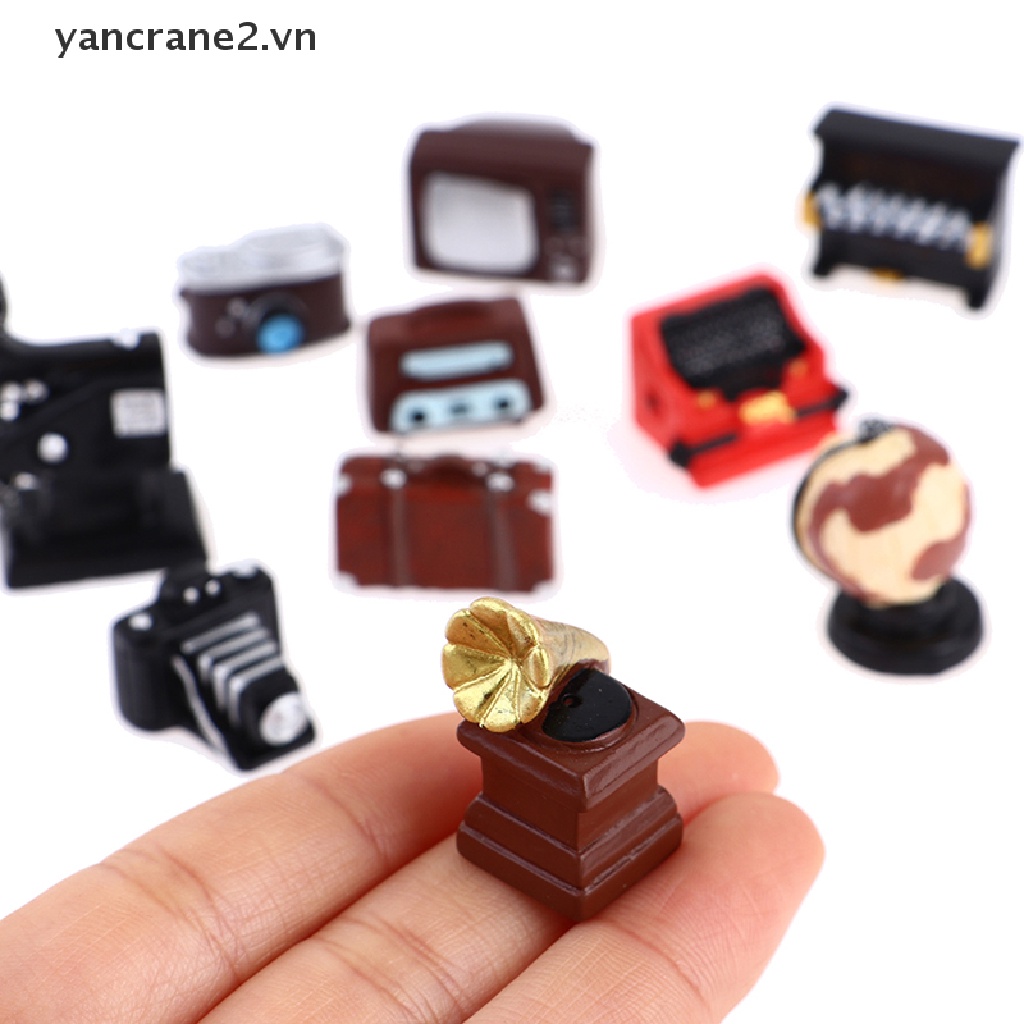 Đồ Chơi Mô Phỏng Đài Radio / Quả Địa Cầu Mini Cho Nhà Búp Bê