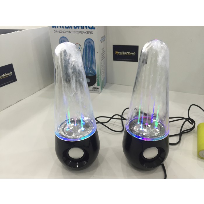 (Chính Hãng) Loa Máy Vi Tính Loa Nghe Nhạc Phun Nước 3D Theo Điệu Nhạc Loa Nghe Nhạc Mini Để Bàn Có Dây Loa Nhạc Nước