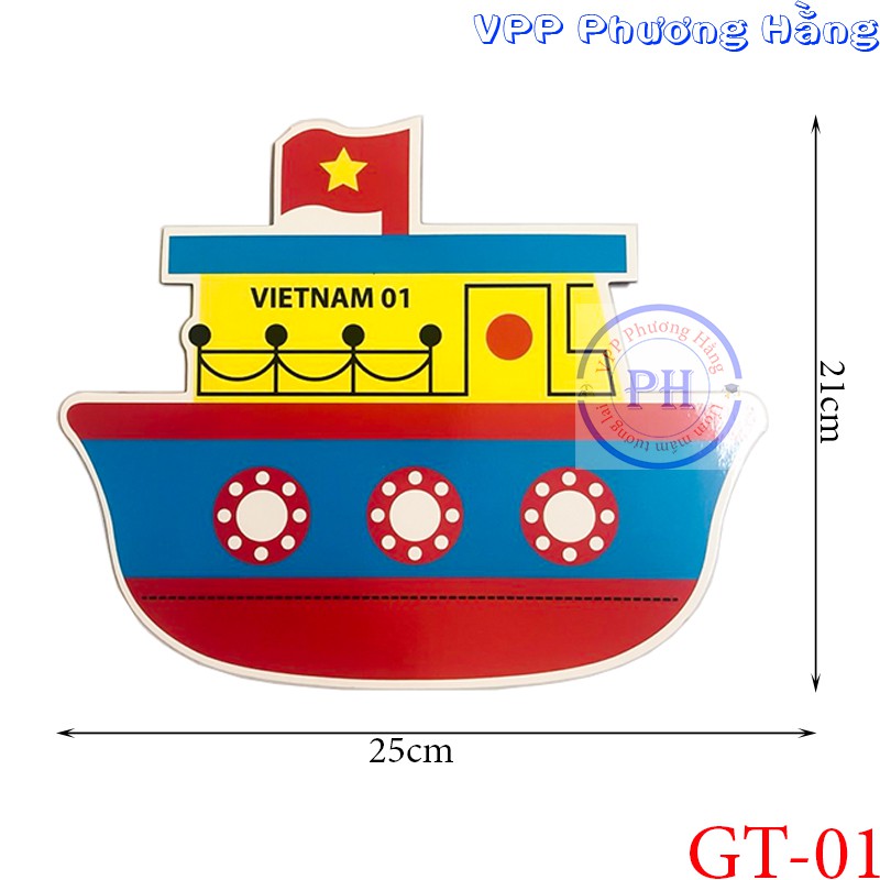 Bộ phương tiện giao thông in. Cho trẻ mầm non