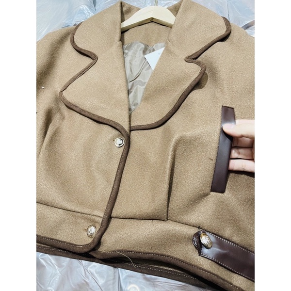 Áo Dạ Ép - Áo Khoác Nữ Cao Cấp Với Chất Dạ Siêu Mềm Đẹp | BigBuy360 - bigbuy360.vn