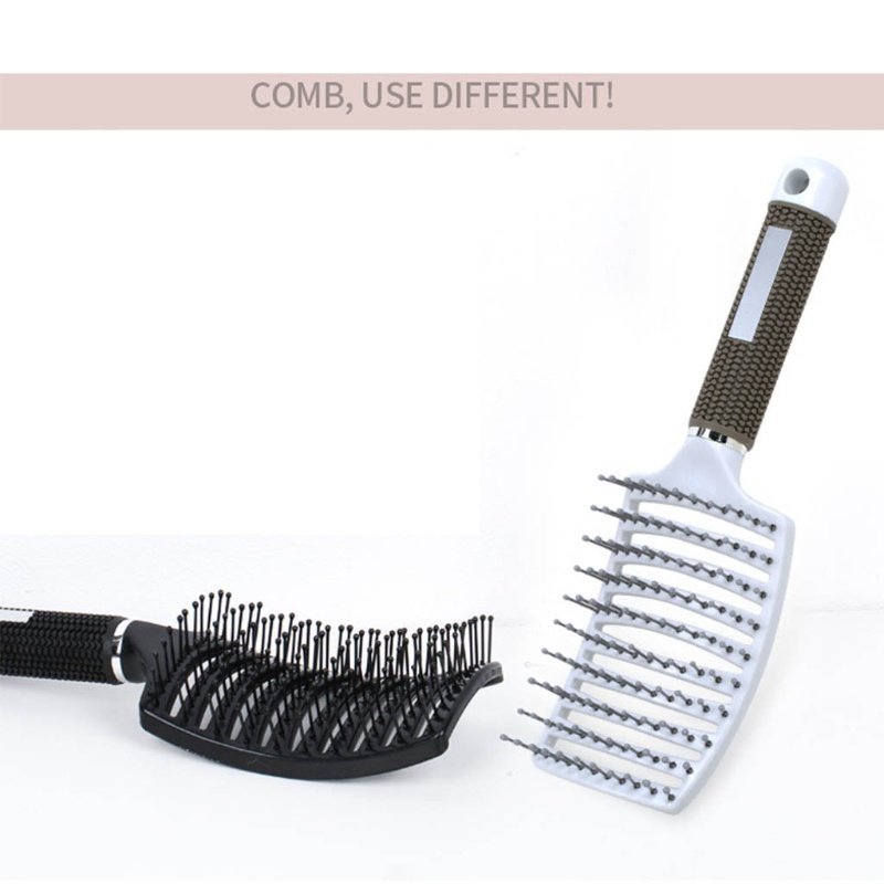 Lược Tạo Kiểu Tóc Chống Tĩnh Điện Thiết Kế Cong YOUYO