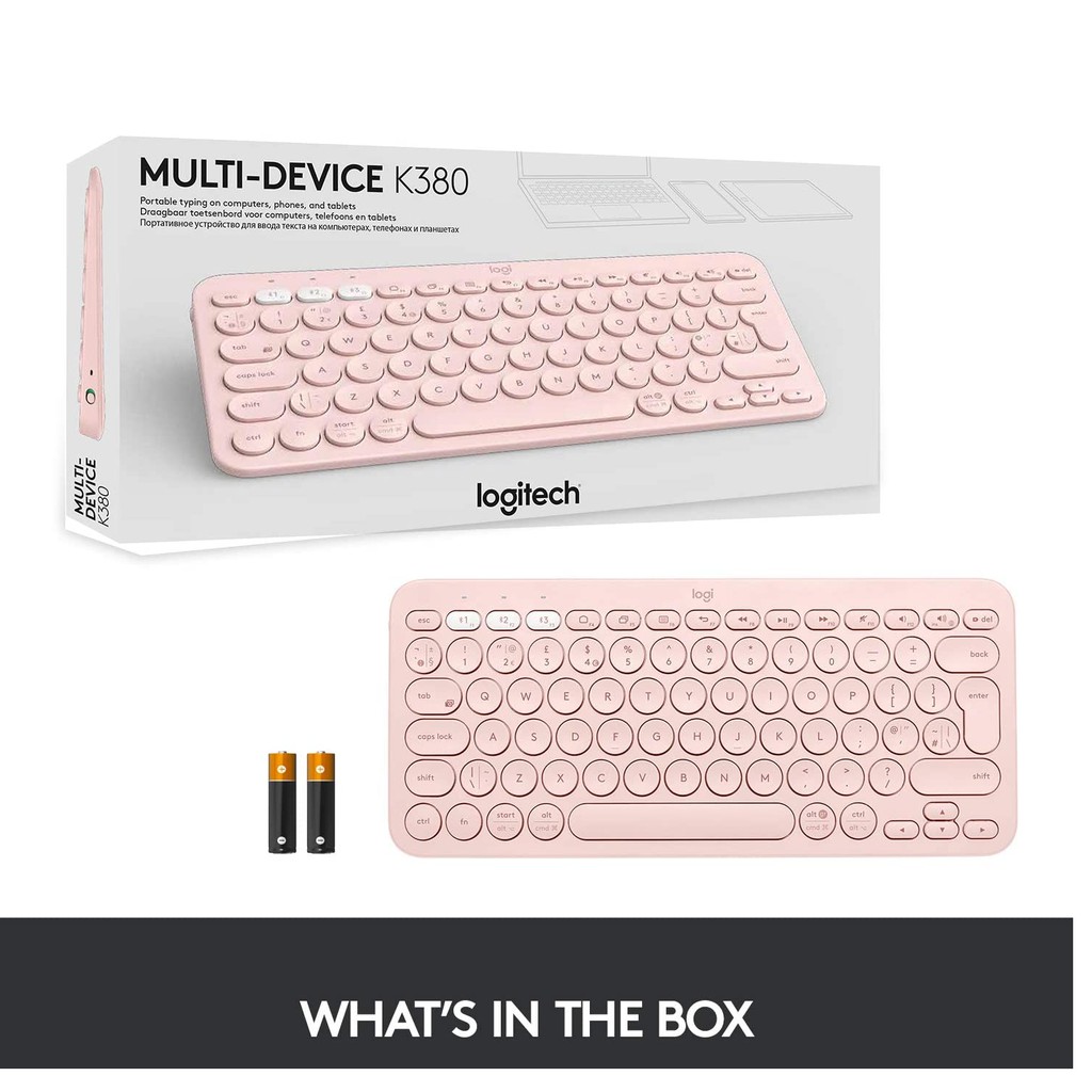Combo Bàn phím và chuột Bluetooth Logitech K380 Logitech M350 - hàng chính hãng