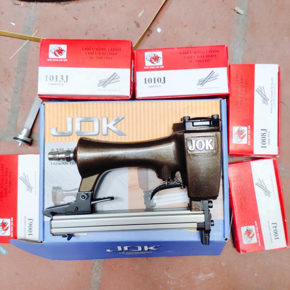 Súng ghim hơi U 1013 và phụ kiện, súng ghim gỗ, ghim yên xe máy