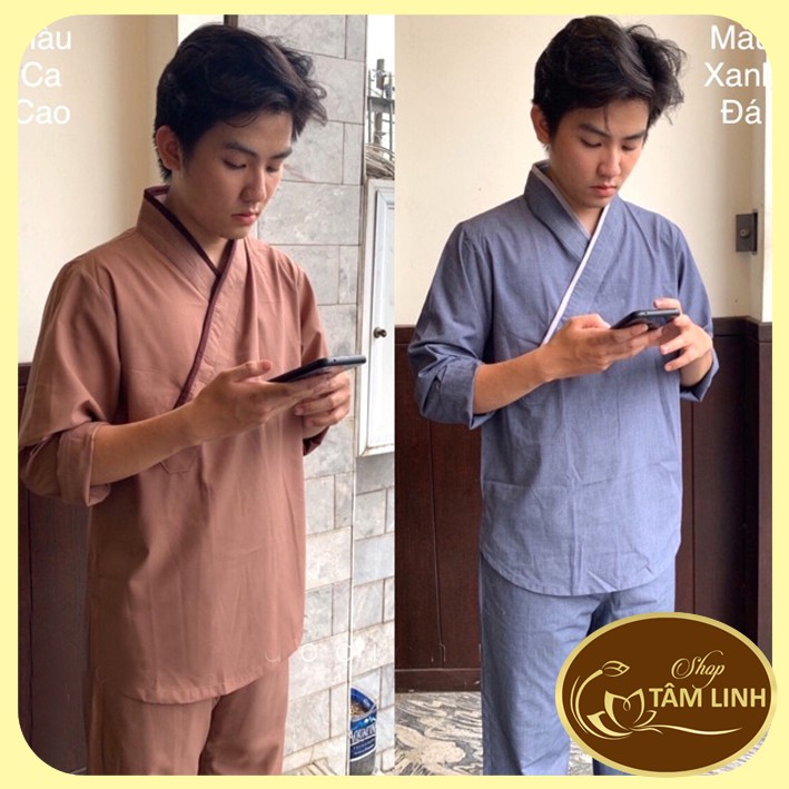 Đồ Lam Đi Chùa _Nhật Nam Không Thêu