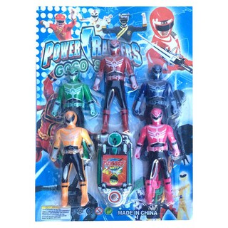 Vỉ 5 anh em siêu nhân, kèm điện thoại