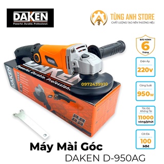 Máy mài góc tay dài daken d-950ag,máy mài cầm tay điện áp 220-240v 950w chạy êm tay