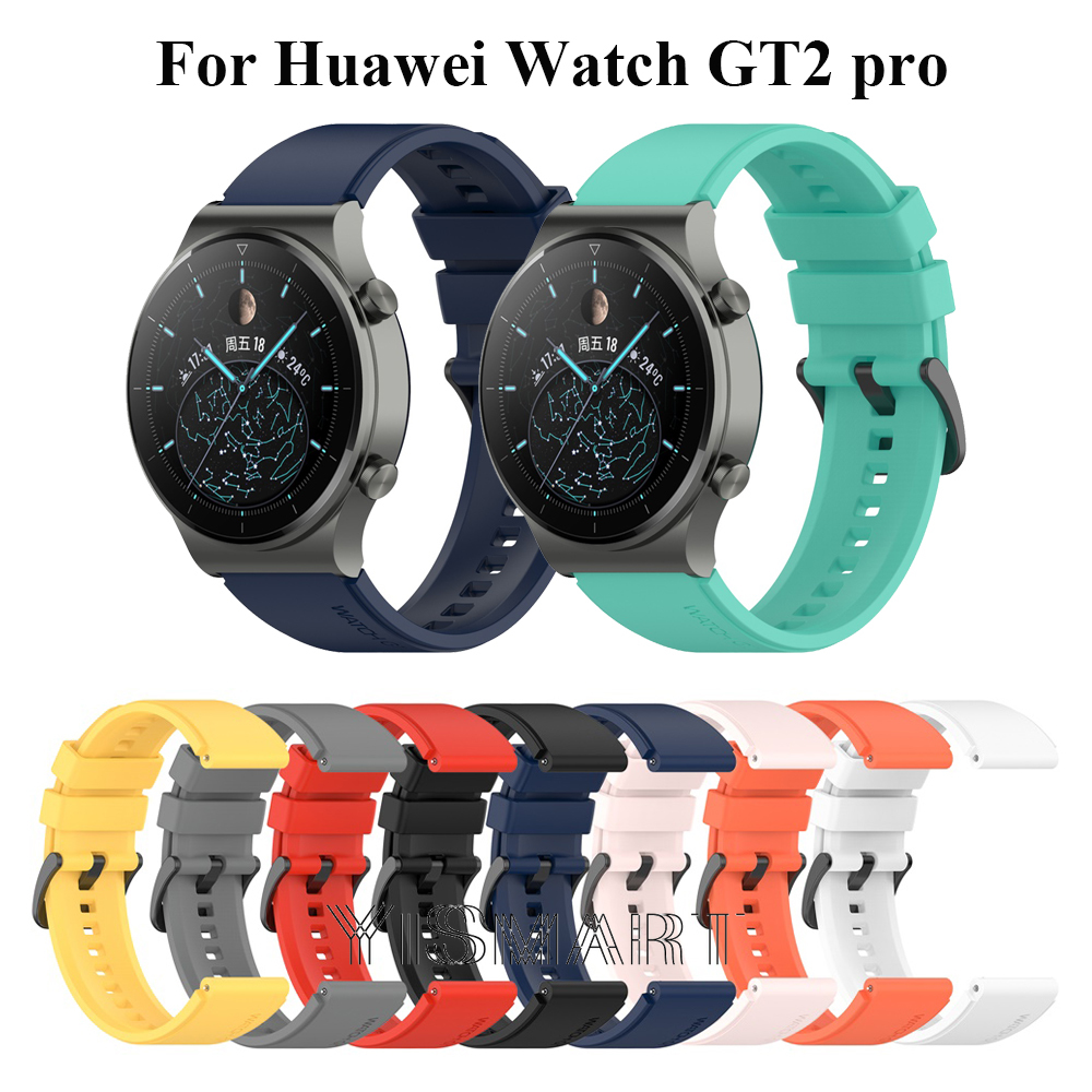 22MM Soft Silicone Strap for Huawei Watch GT 2 Pro Wristband Watchband for Huawei gt2 Pro Band Bracelet Replaceable accessories