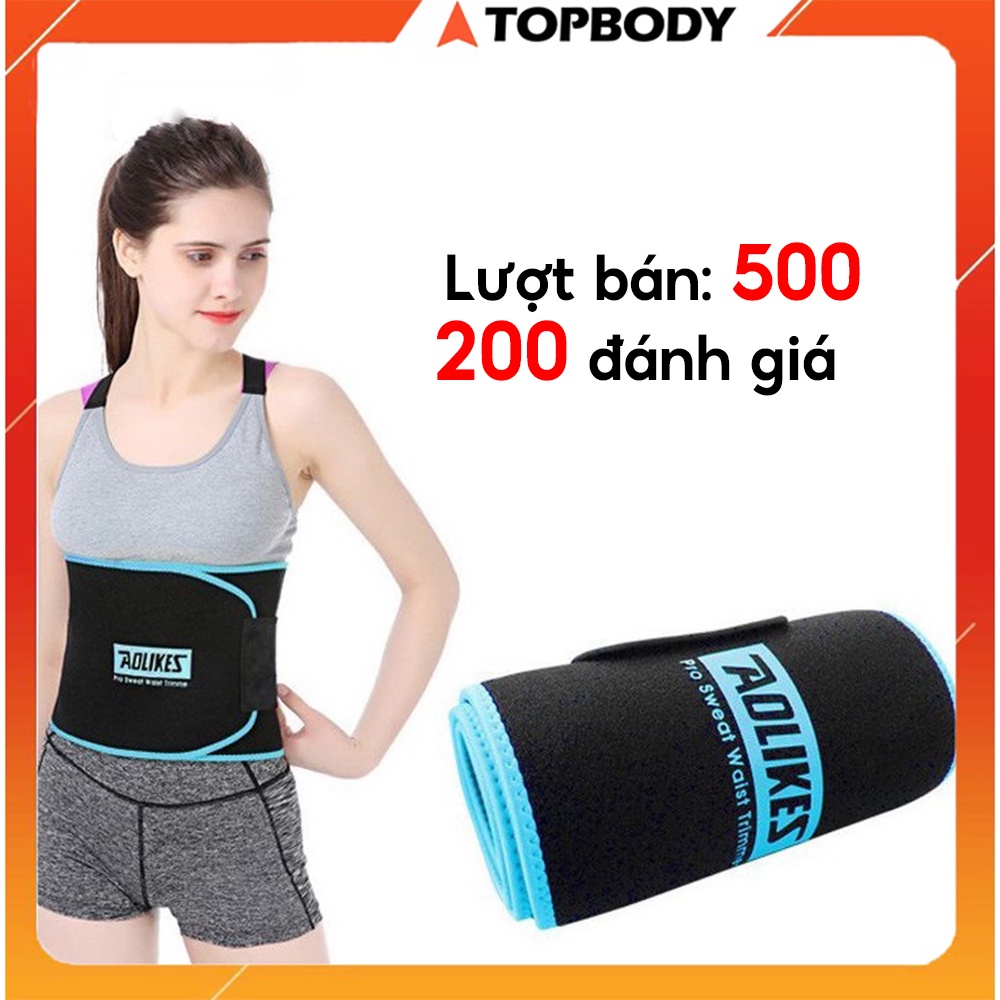 ĐAI CUỐN NÓNG GIẢM MỠ BỤNG, TẬP GYM, YOGA AOLIKES - TOPBODY-DAGYM02