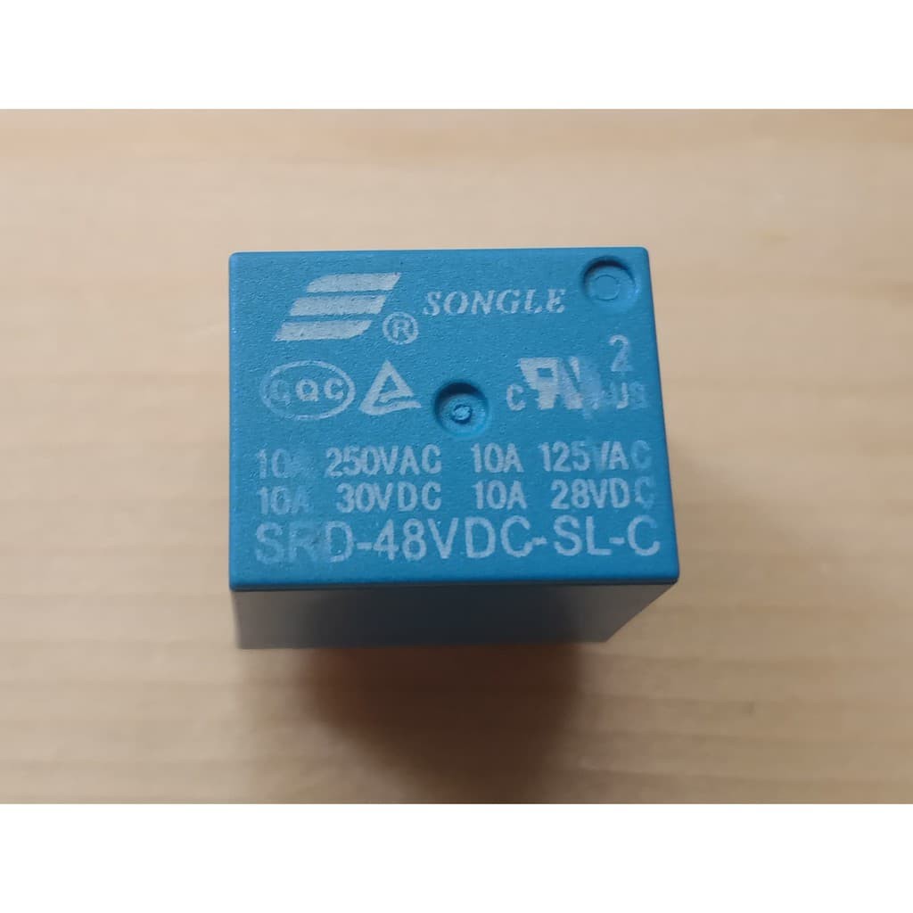 Relay (rờ le) 5 chân SongLe -  3v/ 5v/ 12v/ 24v/ 48v 10a