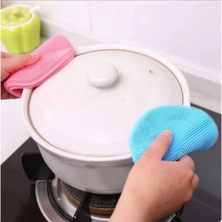 Miếng Rửa Chén Bát Silicon Đa Năng