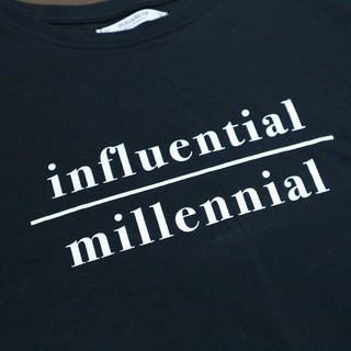 (Thanh lý) Áo thun slogan đen Pull&Bear size S