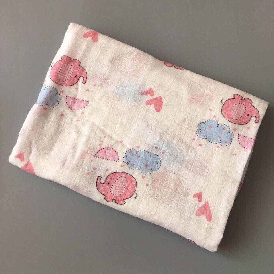 Khăn xô Muslin Swaddle organic cotton