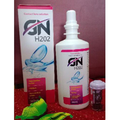 AOSEPT, SALINE, GN H2O2 - NƯỚC NGÂM KÍNH ÁP TRÒNG CỨNG 360ML