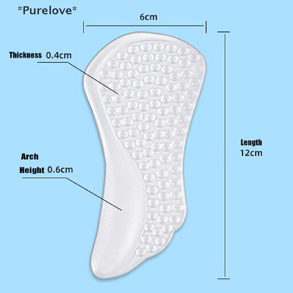 1 Cặp Đế Lót Giày Cao Gót Hỗ Trợ Chỉnh Hình Tiện Lợi