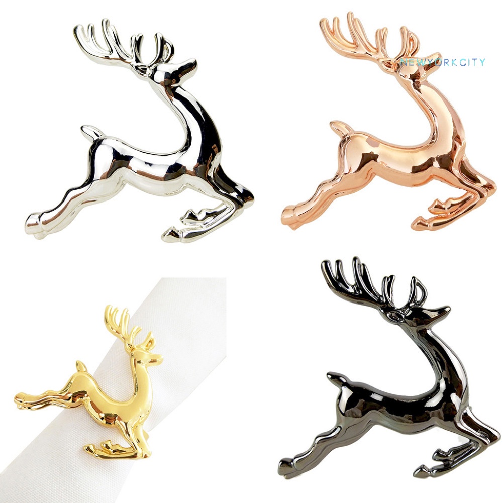 Vòng Nhẫn Khóa Khăn Ăn Bằng Hợp Kim Trang Trí Bàn Tiệc Cưới / Giáng Sinh