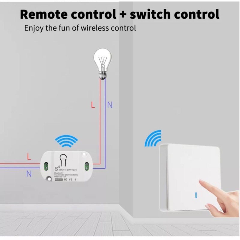 Công tắc Tuya Bluetooth kết nối trực tiếp điện thoại, hỗ trợ công tắc cơ
