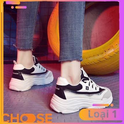 [Bản Mới Nhất] Giày Nữ Sneaker Choose Độn Đế ULZANG Thể Thao Tăng Chiều Cao Phối Màu Cá Tính G2902 | BigBuy360 - bigbuy360.vn