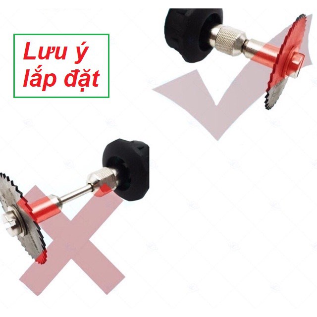 Bộ 5 cưa gỗ mini, chất thép gió HSS + trục kẹp lưỡi cưa. Hàng cao cấp đóng vỉ ép nhiệt