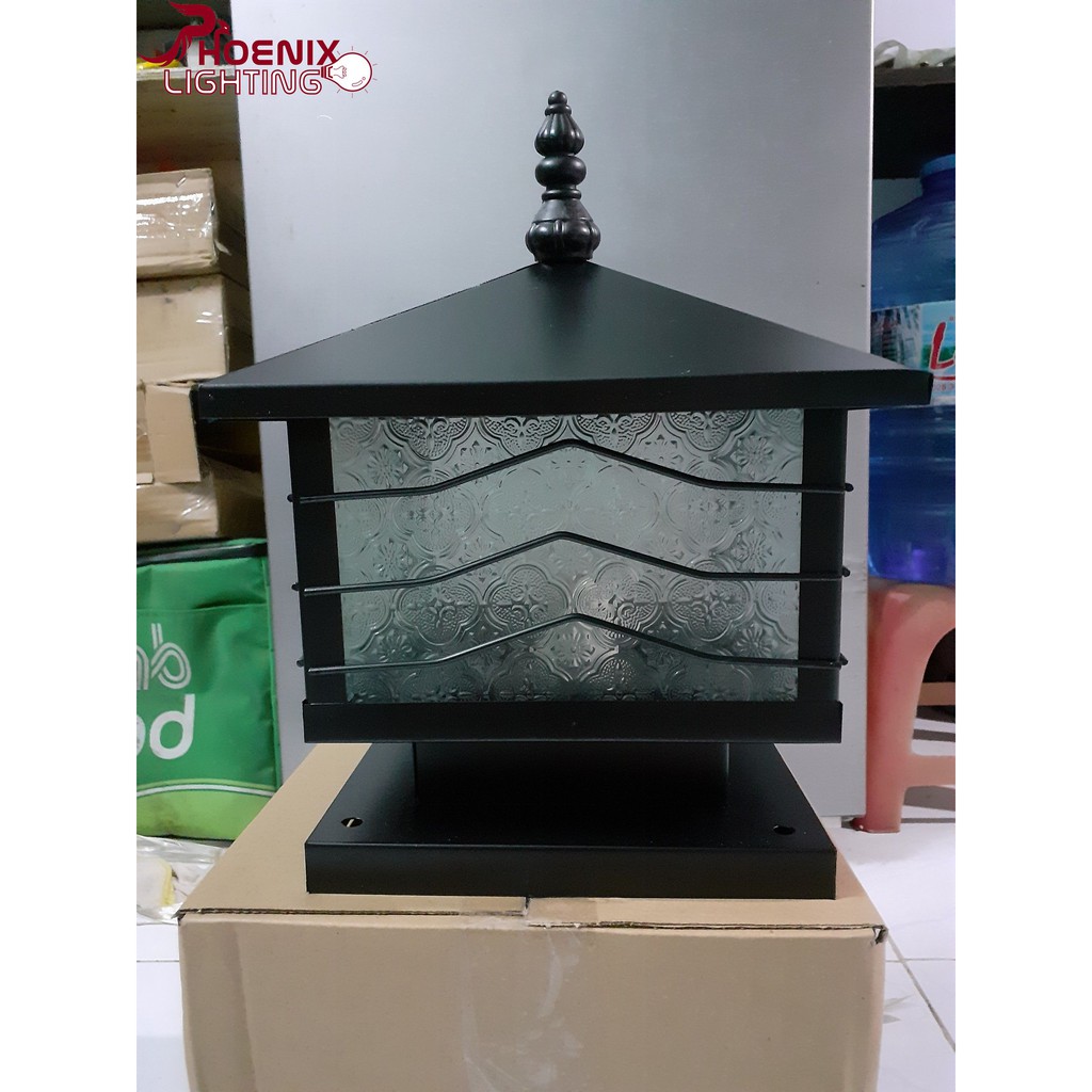 Đèn trụ cổng - Đèn hàng rào D200 PH01B