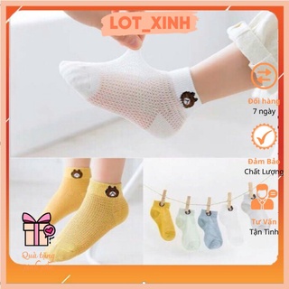 Set 5 Đôi Tất Gấu Lưới Trẻ Em Cực Cool T1QT