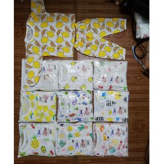 Combo 5 bộ quần áo cotton giấy xinh xịn