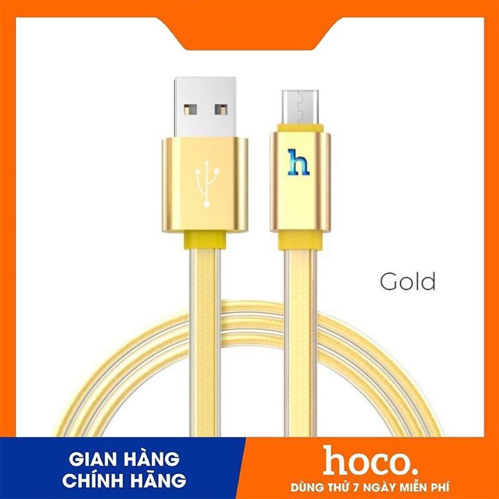 [Hàng Chính Hãng] Cáp Sạc Nhanh Micro USB Hoco UPL12 / UPL12 Plus Chính Hãng Có Đèn LED Báo Pin  Thông số kỹ thuật: - T