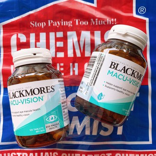 Viên Uống bổ mắt, sáng mắt, chống mõi mắt, hoa mắt Macu-Vision 125v