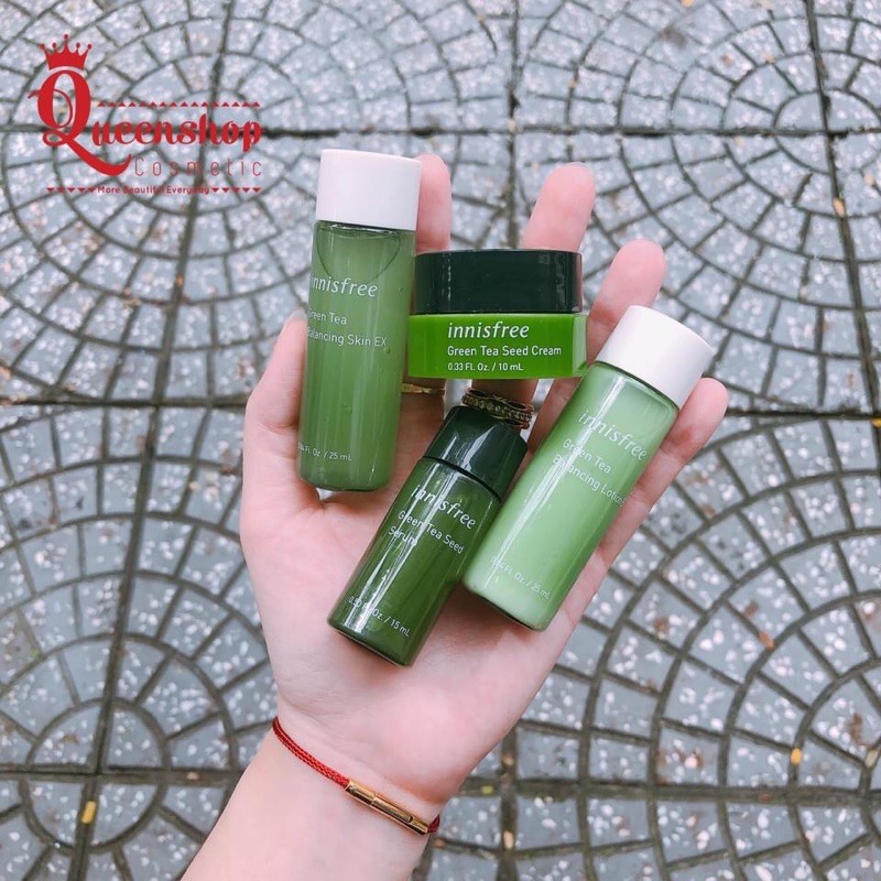 BỘ KIT DƯỠNG DA INNISFREE GREEN TEA SPECIAL KIT EX 2019 EDITION