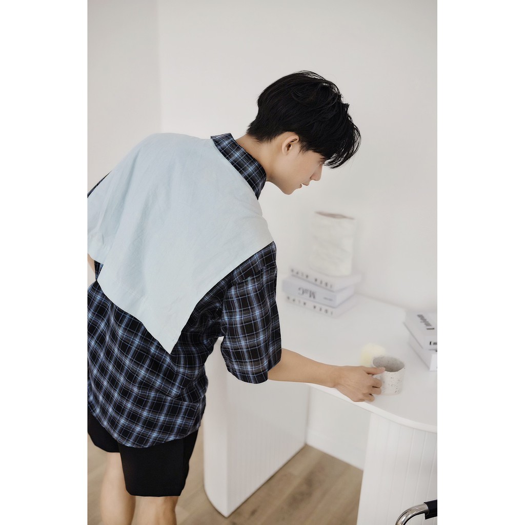 UNISEX Áo sơ mi nam nữ kẻ caro hàn quốc cao cấp, by ONDE | BigBuy360 - bigbuy360.vn