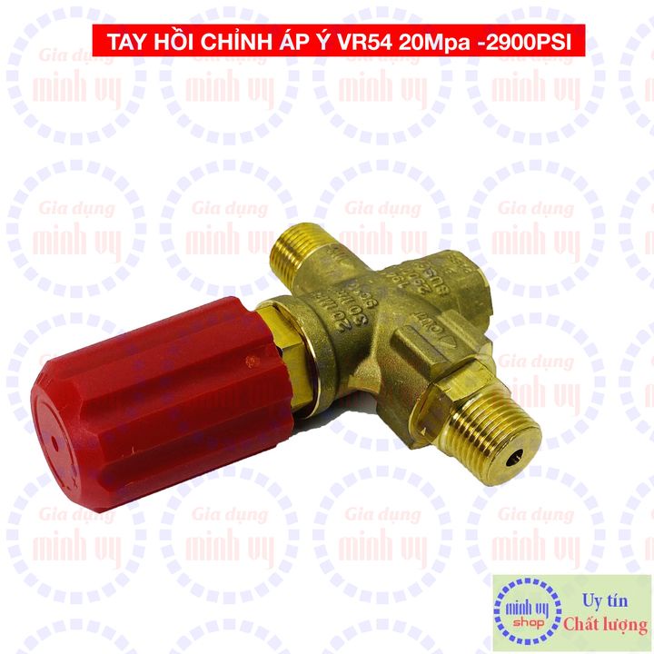 Tay hồi chỉnh áp tự động của Ý VR54 áp lực cho phép 20Mpa 2900psi - lưu lượng 30 lit/phút