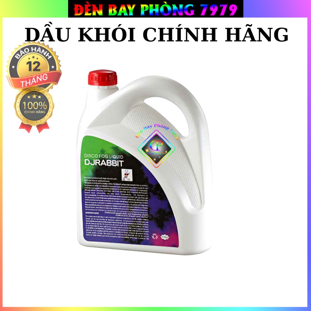 Dầu Khói Thơm DJ Rabbit Đậm Đặc Tạo Hiệu Ứng Khói Cho Phòng Bay, Karaoke, Nhạc Hội, Sân Khấu