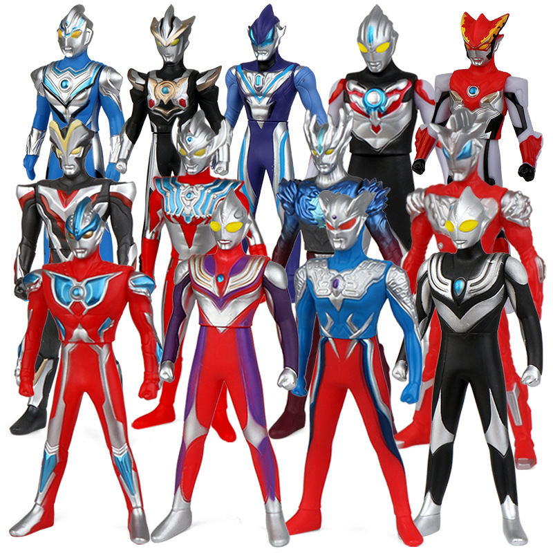 Mô Hình Nhân Vật Ultraman Cao Su 23cm Có Thể Cử Động Được