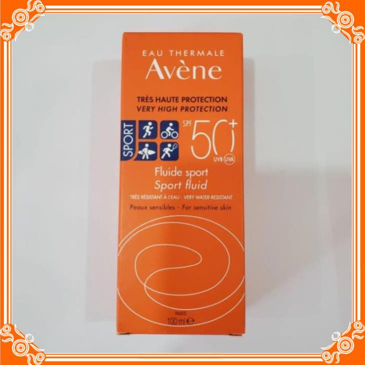 FREESHIPTOANF QUỐC-Kem chống nắng vật lý Avene Fluide Sport SPF50 v҉