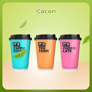 Trà Sữa Tự Pha Teh Tarik Ly Trà Sữa Malaysia Aik Cheong Cafe Capuchino, Chocolate Hòa Tan, Trà Sữa TehTarik
