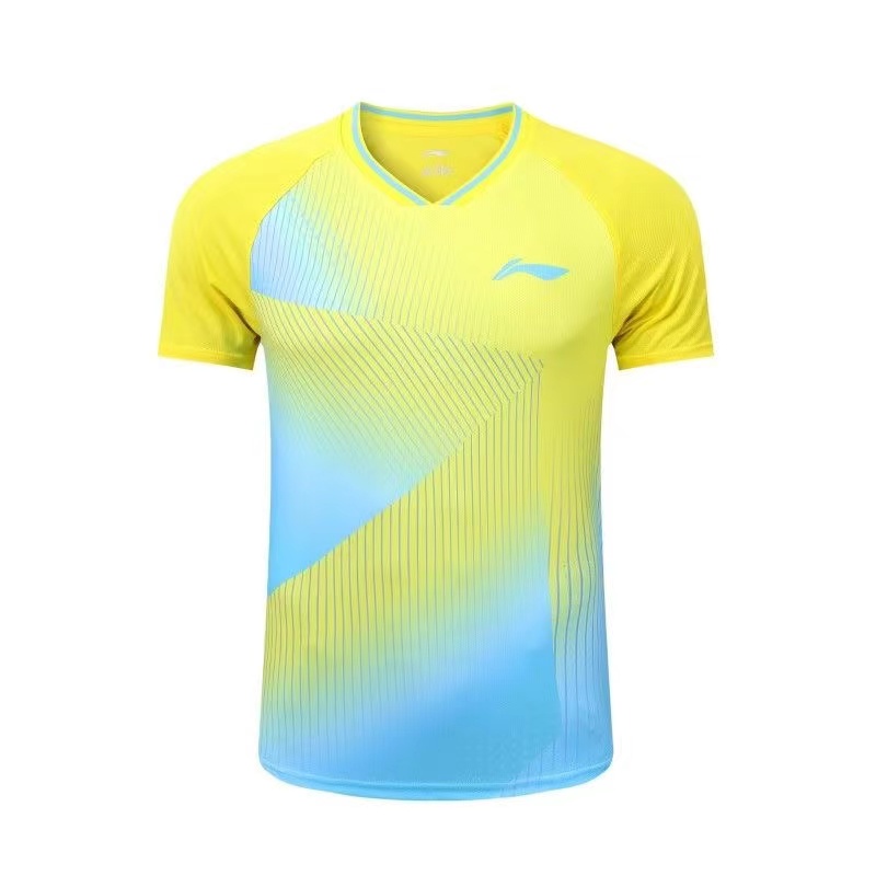 Li Ning Áo Thun Thể Thao Cầu Lông Tay Ngắn Thoáng Khí Nhanh Khô Cho Nam Và Nữ