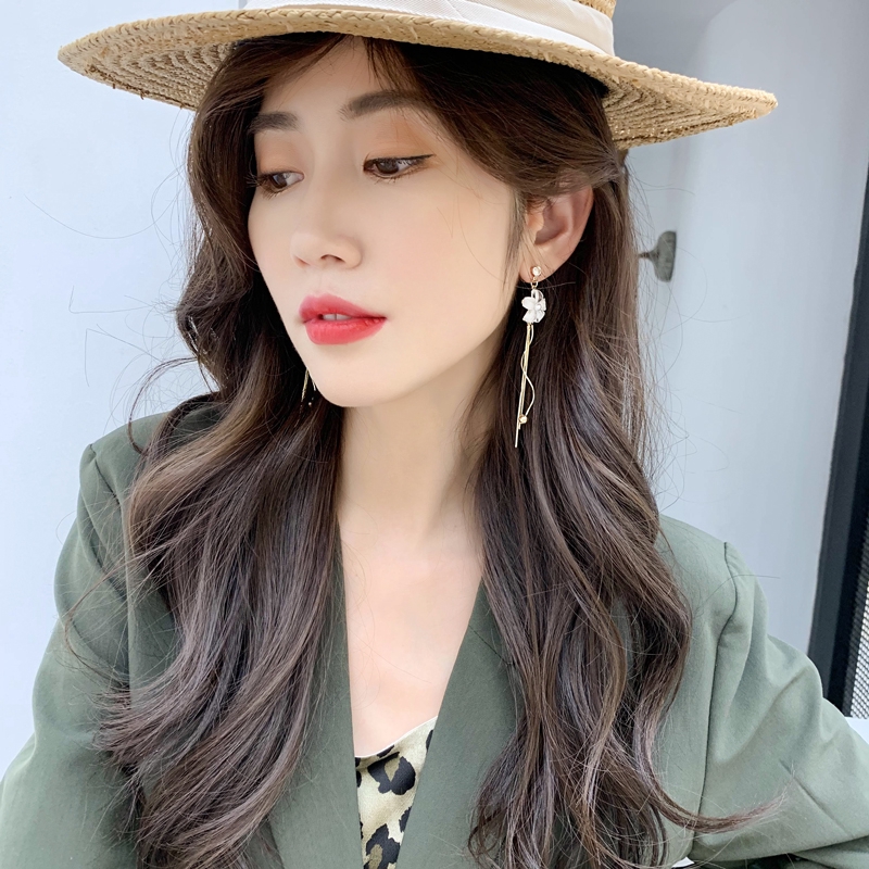 Khuyên Tai Bạc 925 Hình Bông Hoa Thời Trang Hàn Quốc Cho Nữ