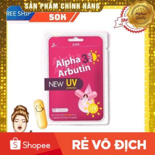 Túi Bột Kích Trắng Chống Nắng Alpha Arbutin 3Plus