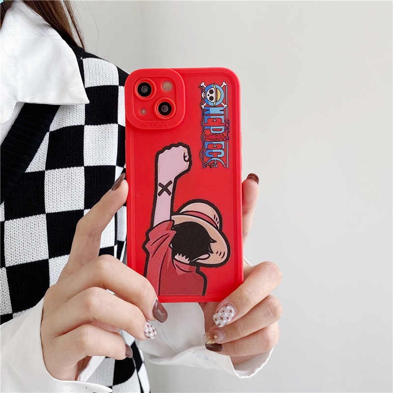 Mới Ốp Điện Thoại Mềm Hình luffy Cho iphone 13 12 Pro 11 Pro XS Max 6 6S 7 8 Plus SE2020 6Plus 7Plus 13Pro 12Pro