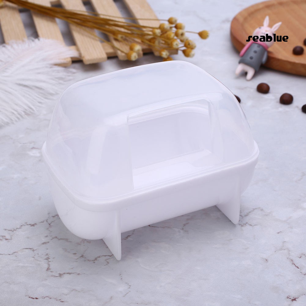 Nhà tắm cho hamster bằng nhựa kích thước size 10 X 6 X 6cm